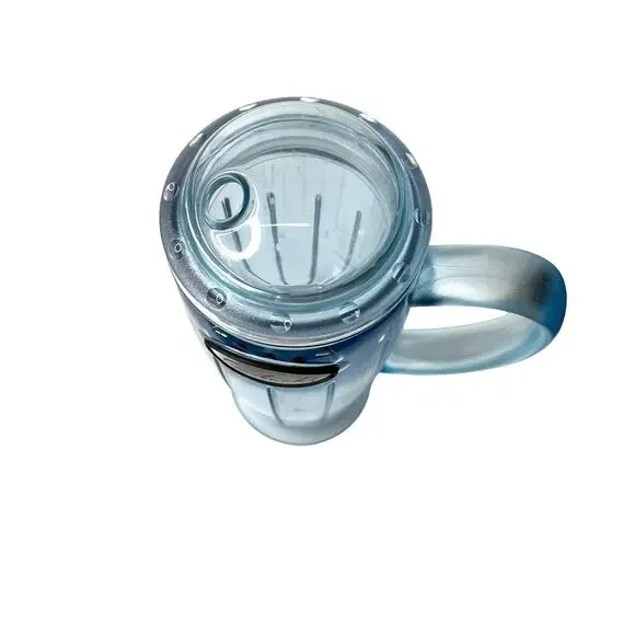 Starbucks Barista 2001 Insulated Blue Rocket Bubble Tumbler Cup 16 Oz - Picture 12 of 12